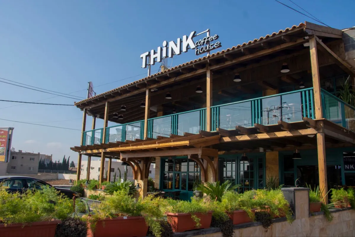 The Think Coffee House building in daylight